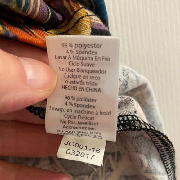 ✨LuLaRoe multi colored Madison pleated a-line skirt with pockets - Picture 4 of 6